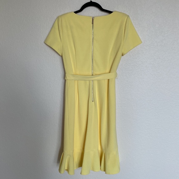 NWOT Calvin Klein Ruffle Trim Dress Sz 8P - Picture 4 of 7